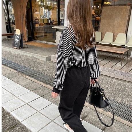 Boader long t-shirts(Black)