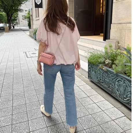 【6月再販】 Leather mini pochette(Pink)
