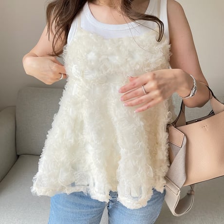 Camisole tulle tops