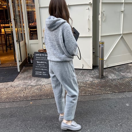 Taperd sweat pants(Gray)