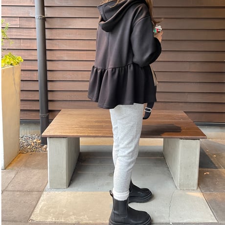 Teard frill foodie (Black)