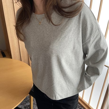 Over size long t-shirts(Gray)
