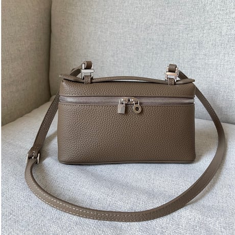 Leather mini sholder bag(Toupe)
