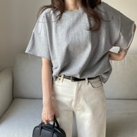 Cropped sweat tops(Gray)