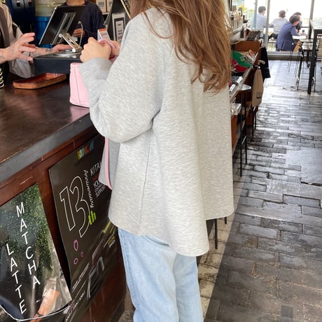Flare slit sweat(Gray)