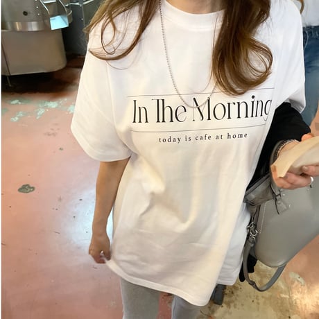 【In the morning】ORIGINAL LOGO T-SHIRTS (Black)