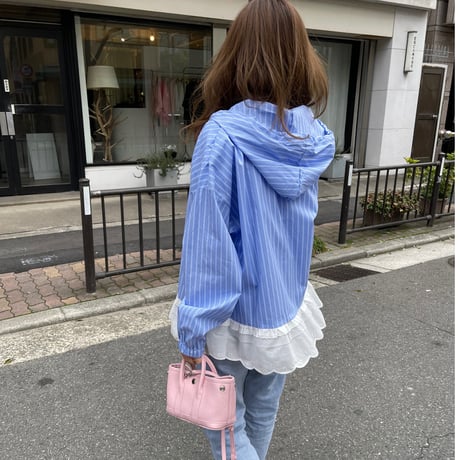 Frill foodie jamper(Blue)