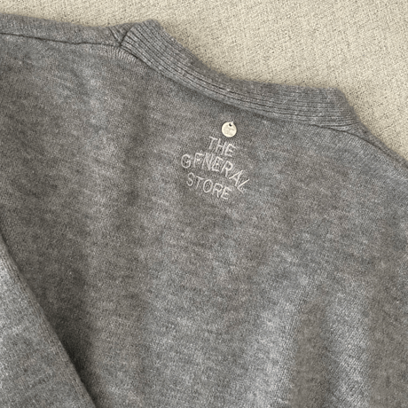 Side slit over cardigan(Gray)