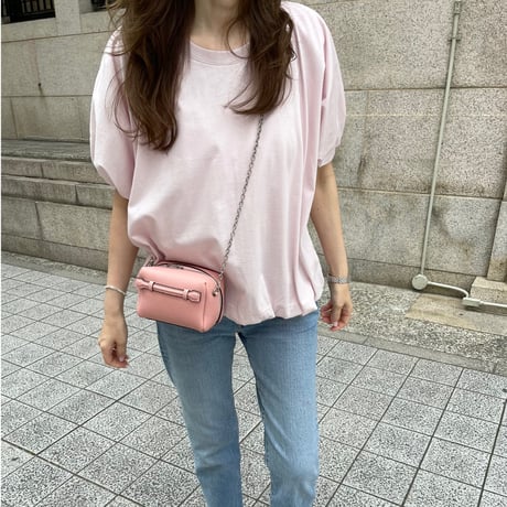 【6月再販】 Leather mini pochette(Pink)