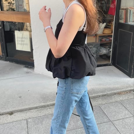 Camisole balloon tops(Black)