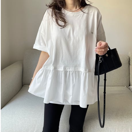 Teard flare tops(White)