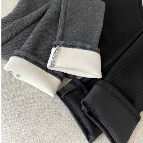 Warm rib leggings