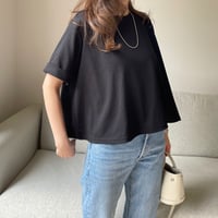 Roll-up flare tops(Black)