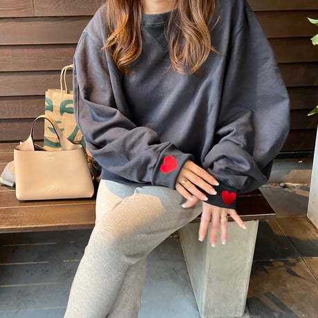 Volume sleeve sweat (Navy)