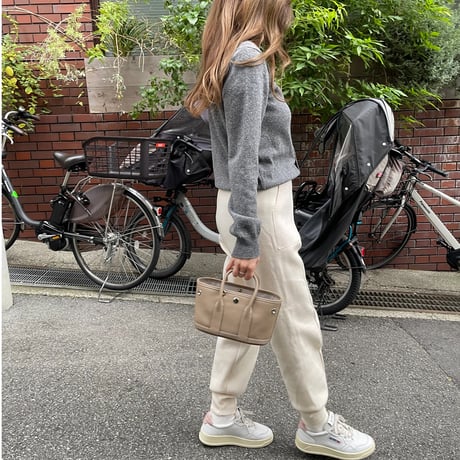 Taperd knit pants(Ivory)