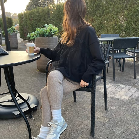 Feminine knit(Black)