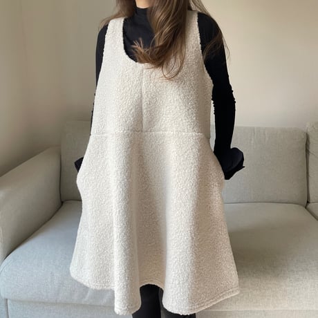 Boa mini onepiece(Ivory)