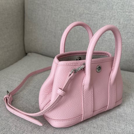 Leather mini tote bag(Pink)付属ポーチなし