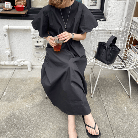 Flower sleeve  long onepiece