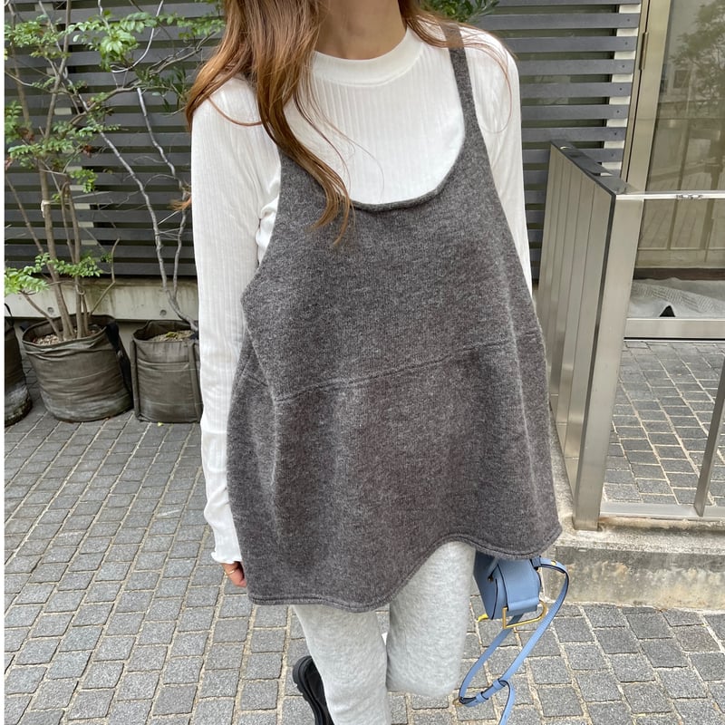 Knit camisole 今月まで出品 Knit camisole 今月まで出品 Knit camisole (gray) | K