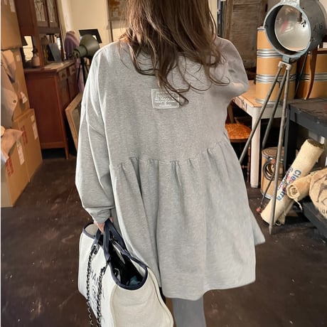 Square neck mini onepiece(Gray)