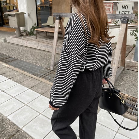 Boader long t-shirts(Black)