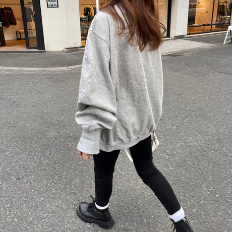 Volume sleeve sweat (Gray)