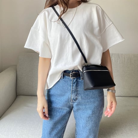 Cropped sweat tops(Ivory)