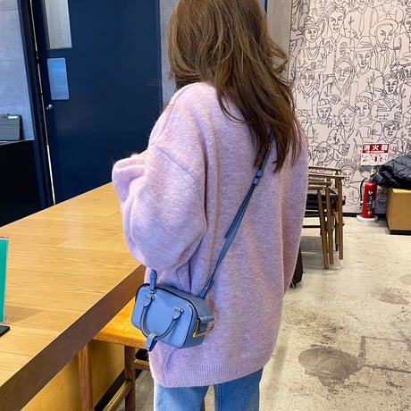 Wool long knit(Pink)