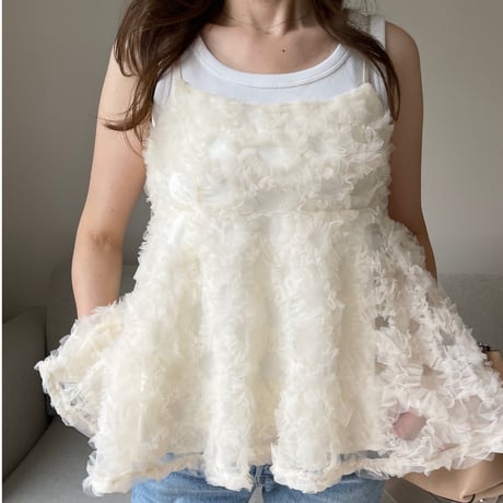 Camisole tulle tops