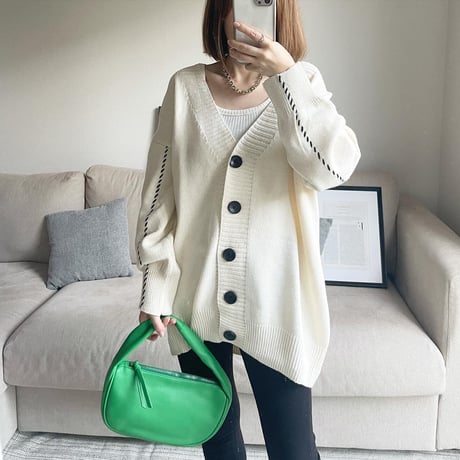 Wide cardigan
