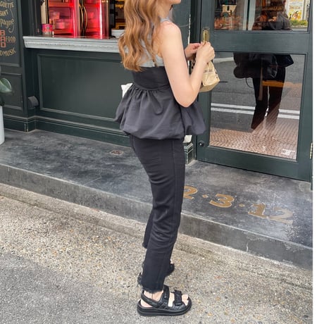 Camisole balloon tops(Black)