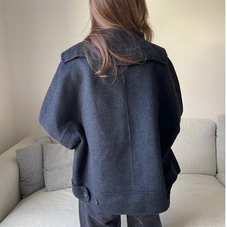 Sailor wool short jacket
