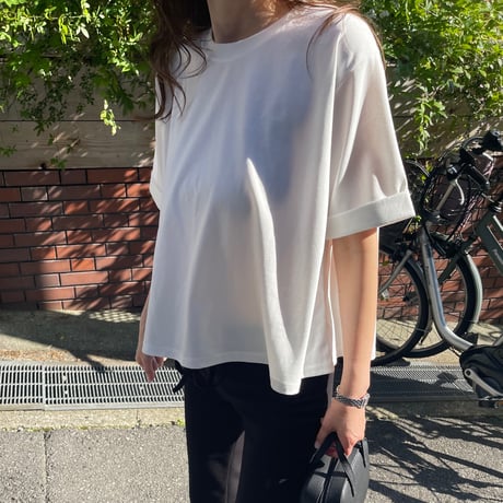 Roll-up flare tops(White)