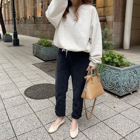 Cotton volume pullover (oatmeal)