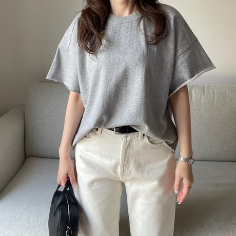 Cropped sweat tops(Gray)