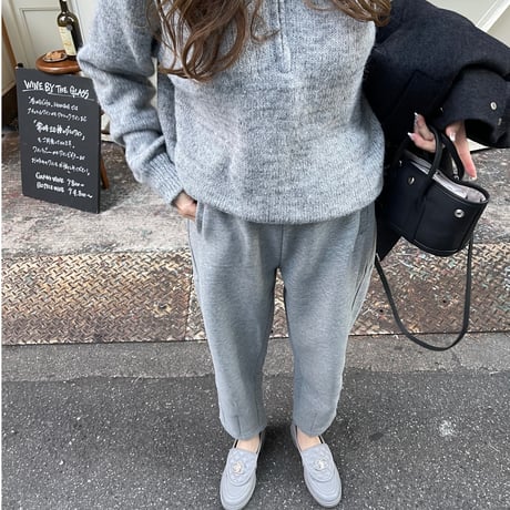 Taperd sweat pants(Gray)