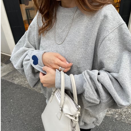 Volume sleeve sweat (Gray)