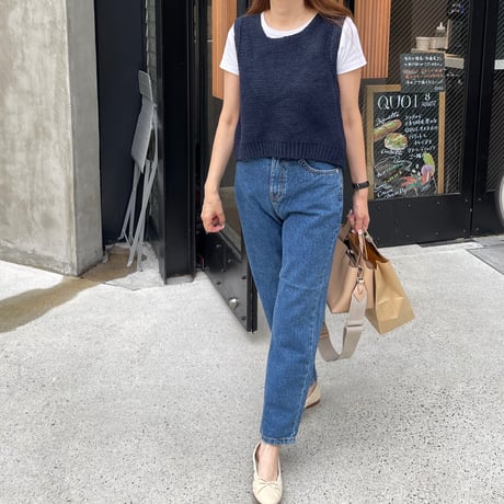 Tapered denim