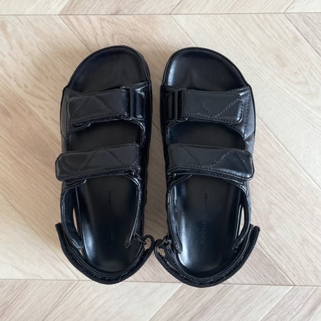 Matelasse quilt sandal