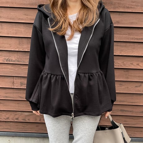 Teard frill foodie (Black)