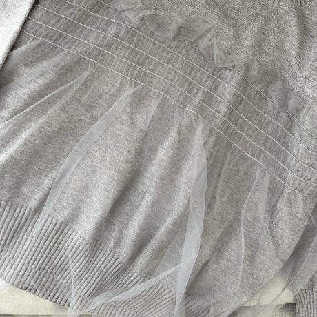 Feminine knit(Gray)