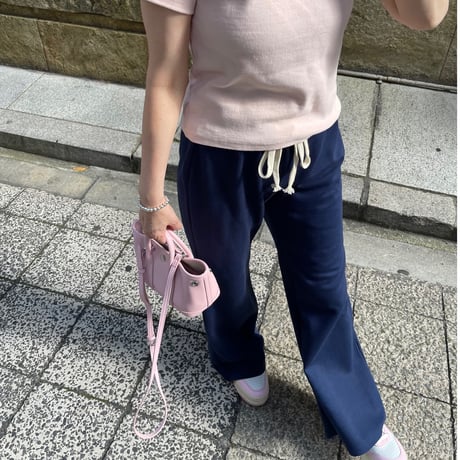 Soft flare sweat pants(Navy)