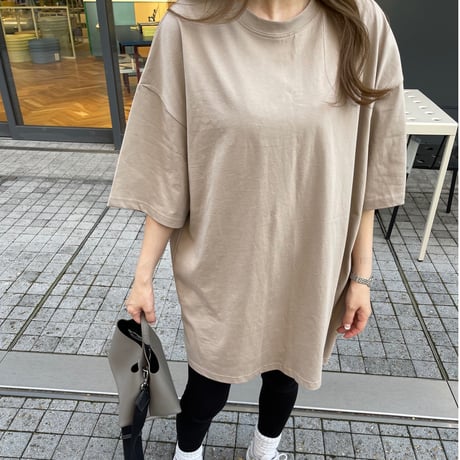 Long t-shirts(Beige)