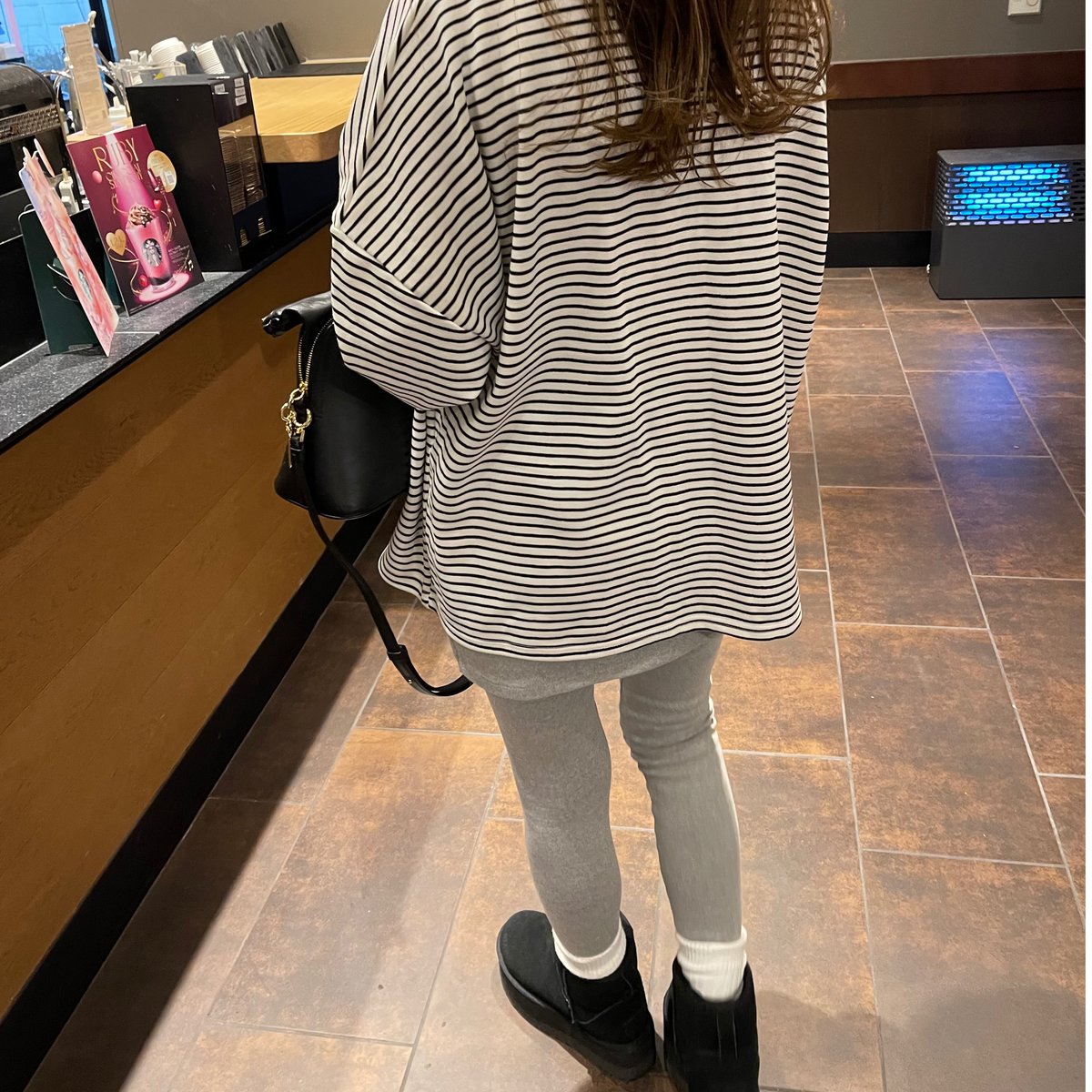 スカート付きレギンス(Light gray) | K