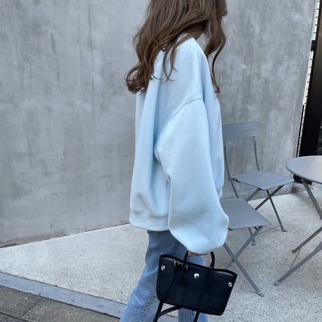 Over size sweat (Blue)