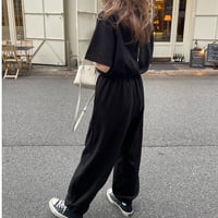 Back slit allinone(Black)