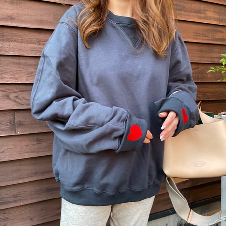 Volume sleeve sweat (Navy)