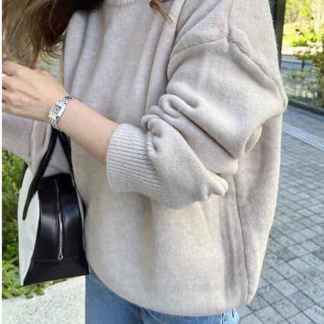 Loose knit (Light beige)