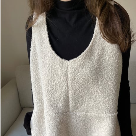 Boa mini onepiece(Ivory)